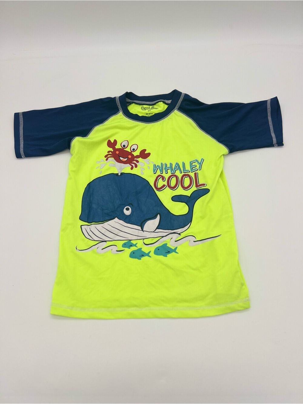 Quad Seven Boy Swim Too Green Sz 4T